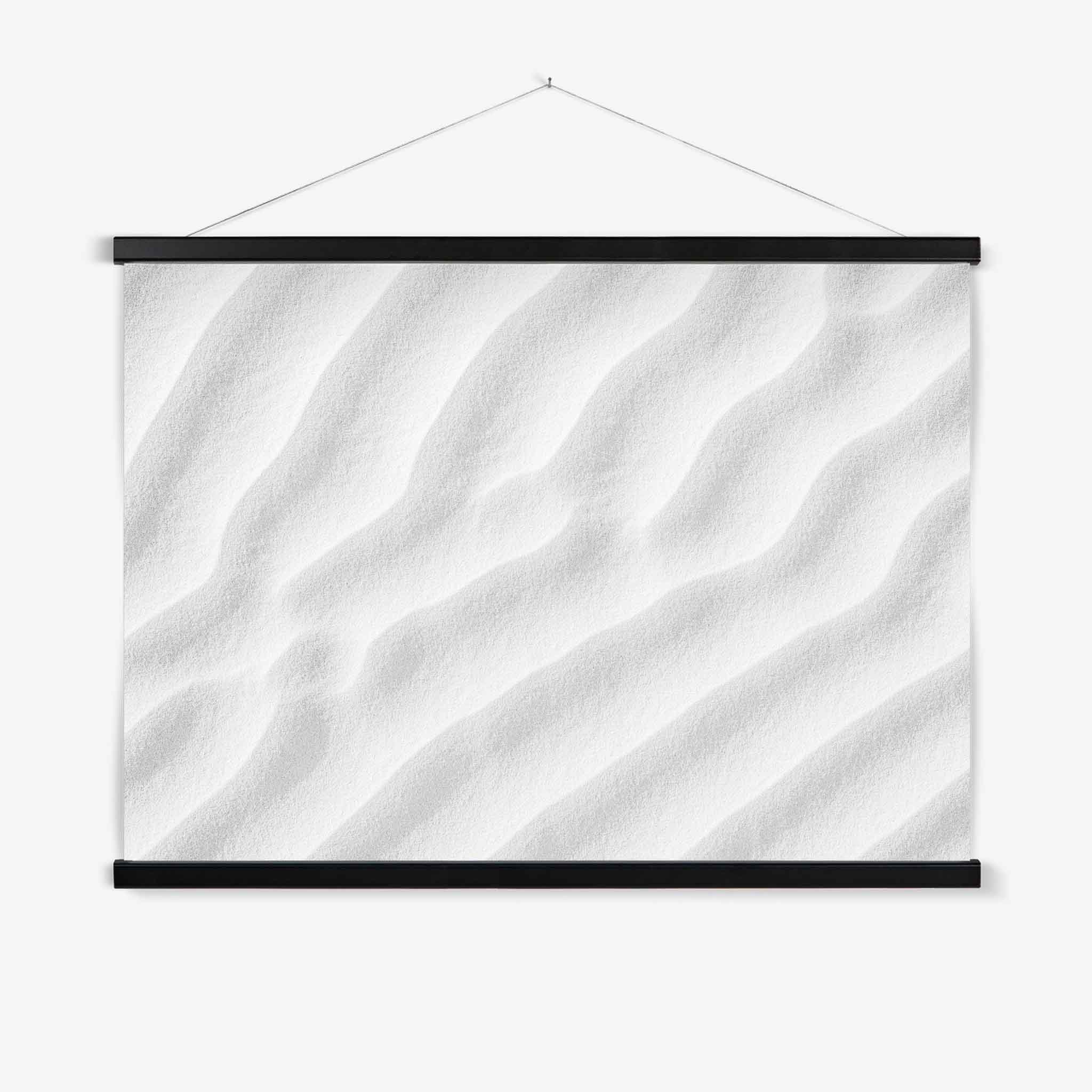 Abstract Landscape Hanger Black