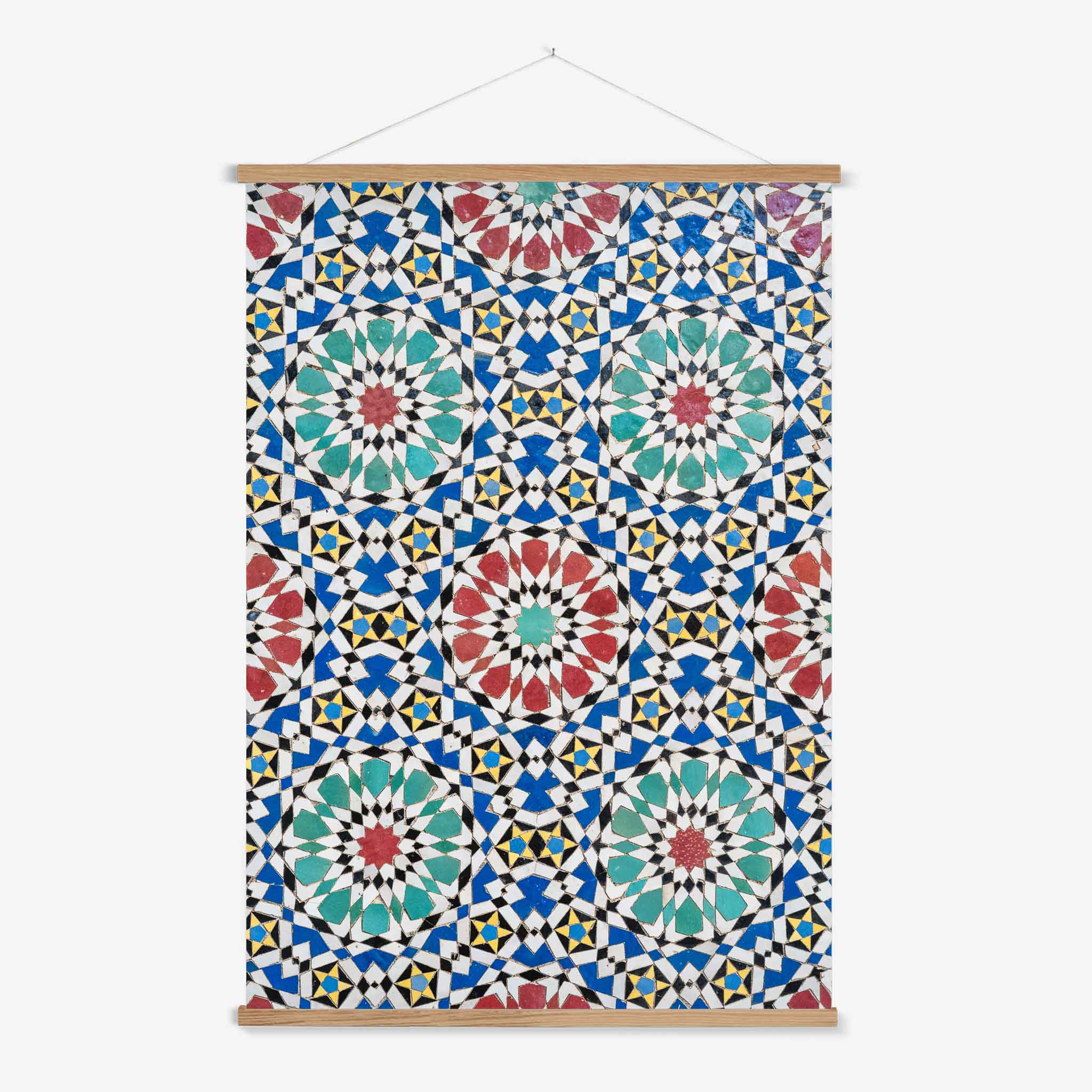 Colorful Moroccan tiles Hanger Nature