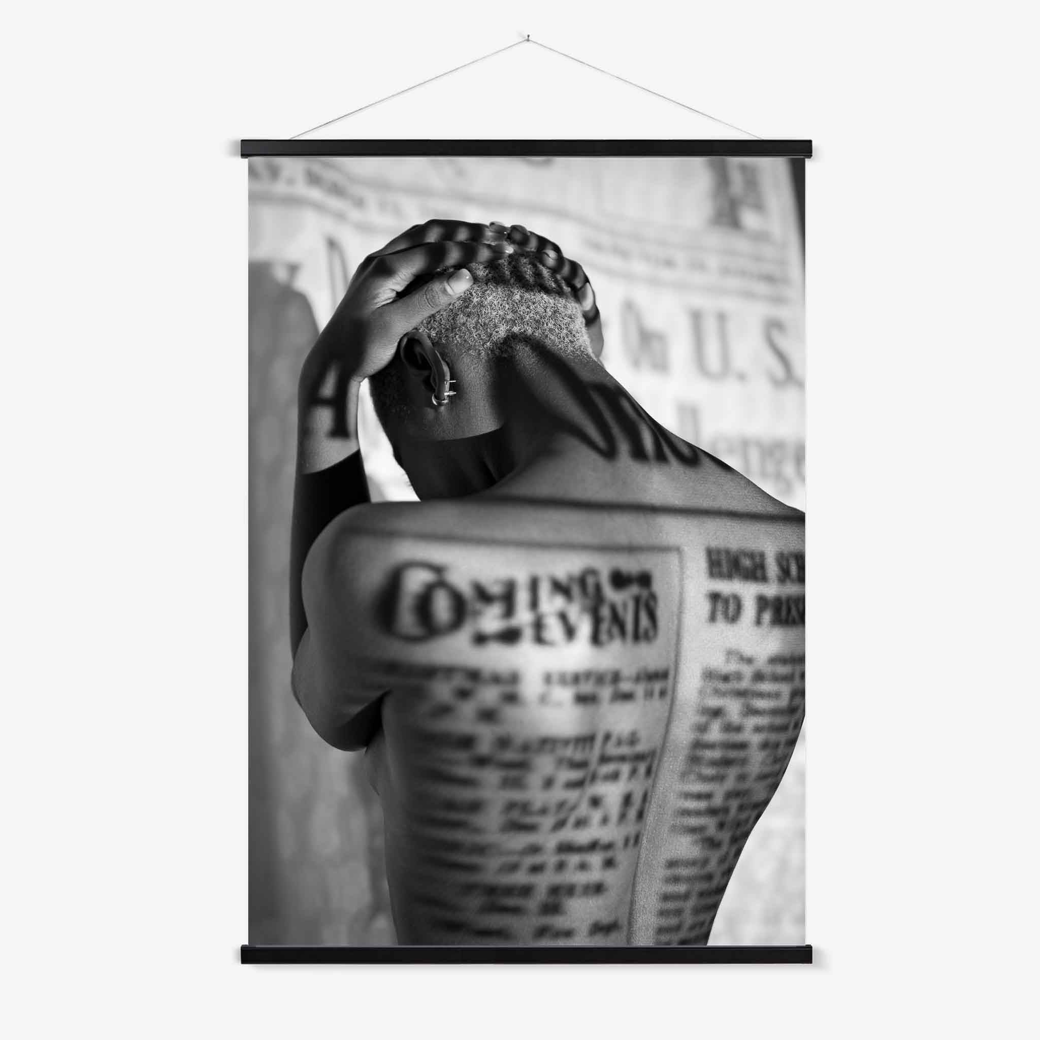 Words Hurt More Than A Weapon Hanger Black