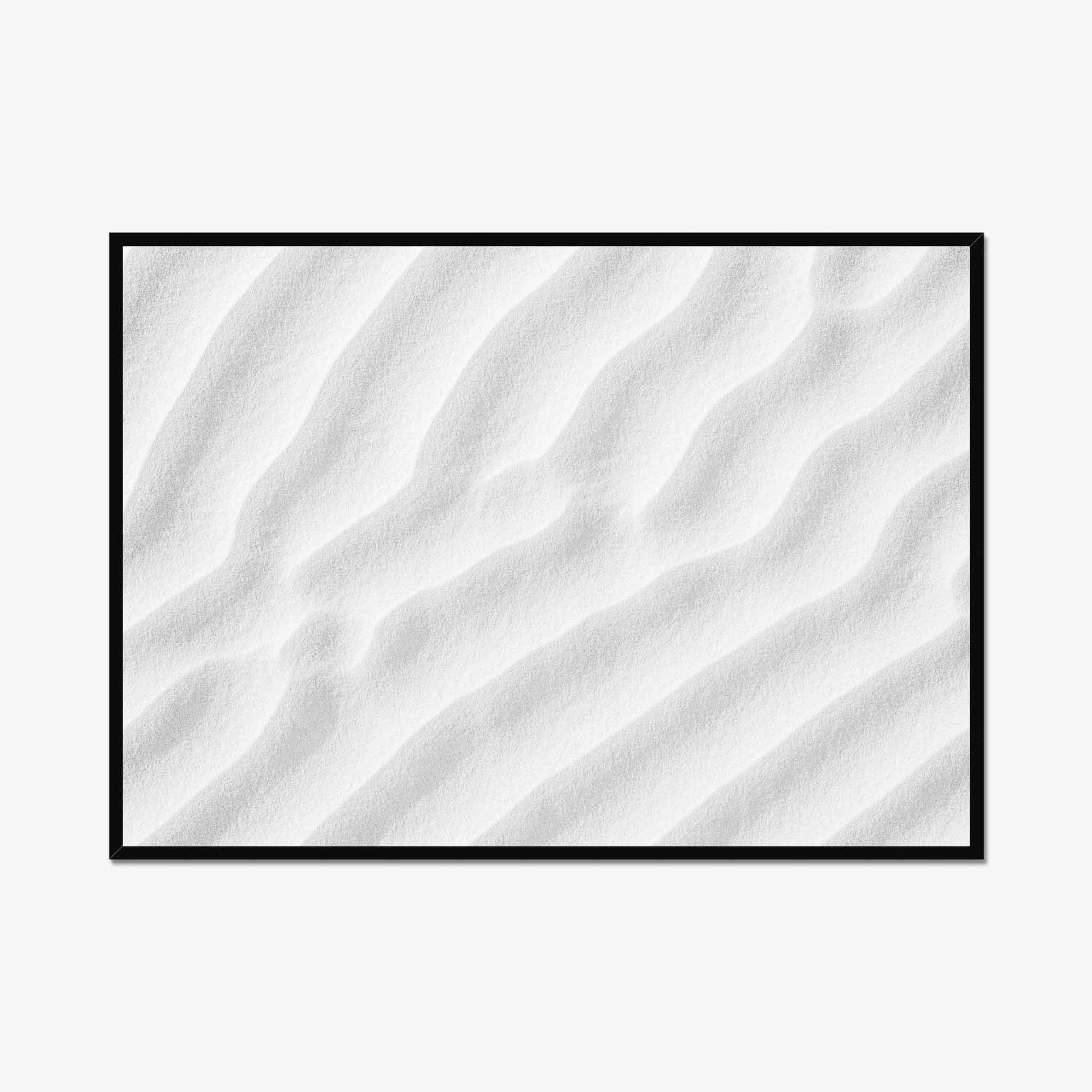Abstract Landscape Frame Black
